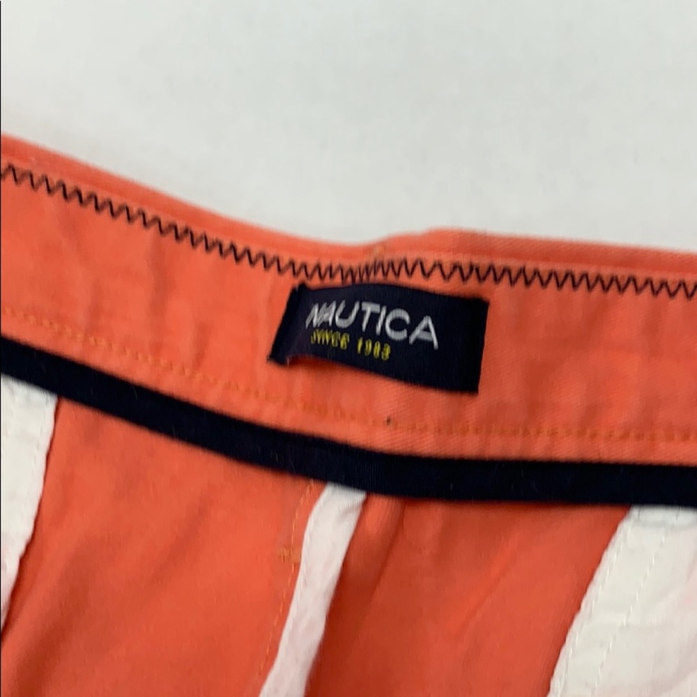 Nautica Classic Orange Cotton Shorts - Picture 5 of 5